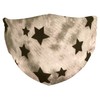 styleBREAKER Unisex Fabric Mask with Stars Pattern in Vintage Look,
