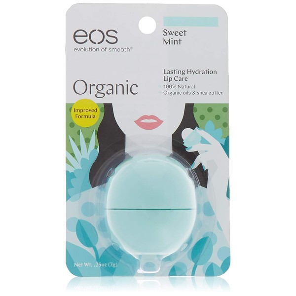 EOS Organic Lip Balm Sweet Mint, 0.25 OZ