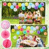 Baquler 18 Pcs Daisy Party Decorations Kit Spring Hanging Paper