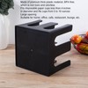 Cup and Lid Holder, Paper Cup Dispenser, 2 Compartments, Black