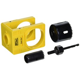 IVY Classic 27003 Carbon-Steel Lock Installation Kit with Guide Template for Wood Doors, Carded