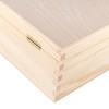 Creative Deco A4 Wooden Storage Box Unpainted Plain | 33.8
