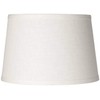 Set of 2 White Small Hardback Drum Lamp Shades 10"