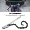 Chain Wrench High Hardness Surface Polished ChromePlated Chrome Vanadium Steel