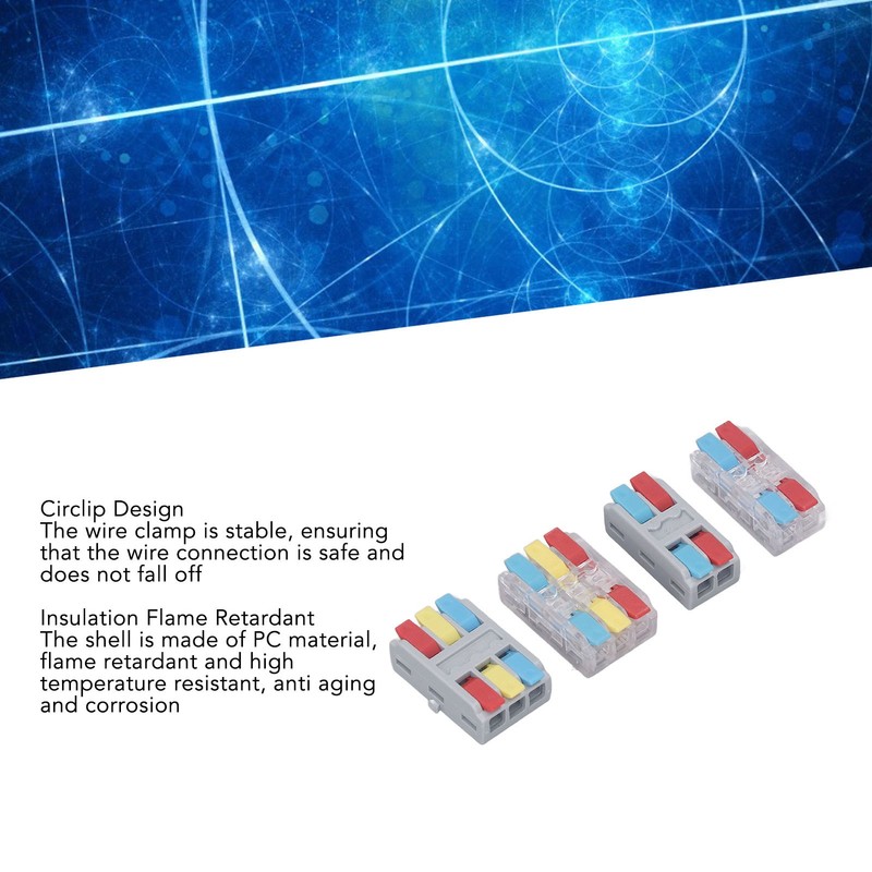 50 Pcs Quick Wire Connector 2 3 Circuit Inline Splices
