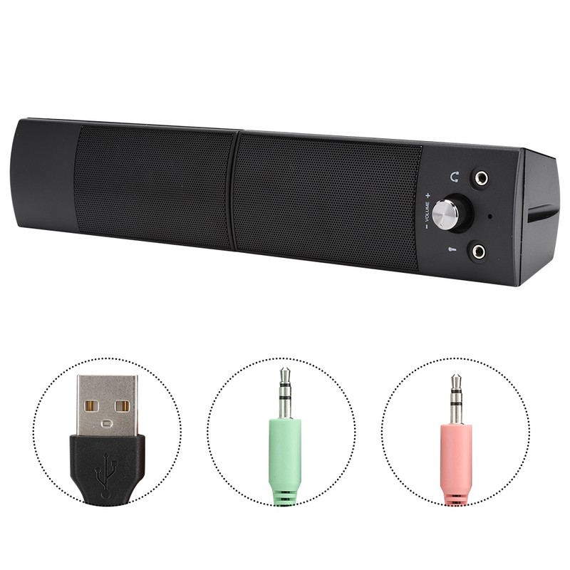 SADA V-117 Wired Computer Audio 3W Home Desktop Small Speaker