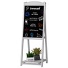 INNOVART Magnetic A-Frame Chalkboard Sign, Sidewalk Sign 45" x 17"