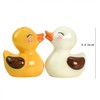 Bicuzat Ceramic Duck Shape Salt & Pepper Shakers Set, Hand-Painted