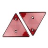 Reflector (2 Reflective Triangular Plates, Red) Triangle Reflector, Car Reflector,