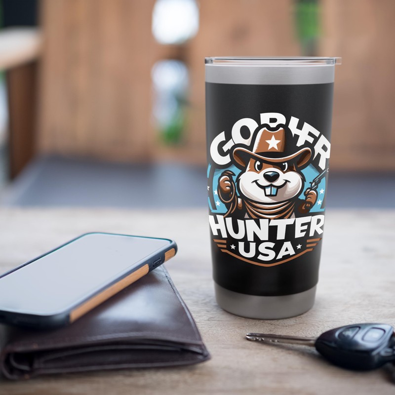 Gopher Hunter USA Gopher Hunting Trap Stainless Steel Insulated Tumbler
