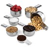 Hudson Essentials Stainless Steel Measuring Cups Set - Stackable Set