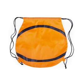 eBuyGB Children's Polyester Drawstring Rucksack Bags Novelty Design School Sports Gym PE Backpack (Basketball)