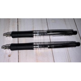 Papermate 2 New Old Stock Vintage Clear Papermate Silk Writer Pen Rubber Grip M Point