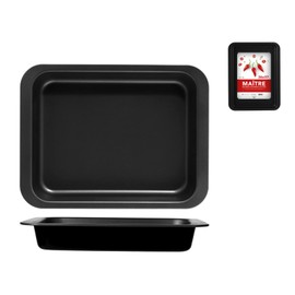 Home Maitre Rosticciera, Rivestimento Antiaderente, 28x22 cm, Antracite
