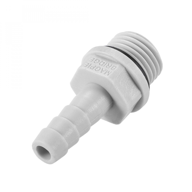 sourcing map PVC Barb Hose Fitting Connector Adapter 6mm or
