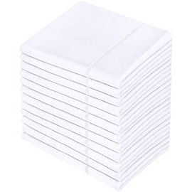 Utopia Bedding Queen Pillowcases - 12 Pack - Bulk Pillowcase Set - Envelope Closure - Soft Brushed Microfiber Fabric - Shrinkage and Fade Resistant Pillow Covers 20 x 30 Inches (Queen, White)