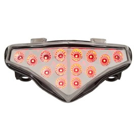 Integrated Sequential LED Tail Lights Clear Lens for 2012-2016 Kawasaki Ninja 650