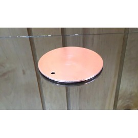 Unbranded 1/8” Thick Pure Copper Heat Diffuser 5” Round Stove Topper Defrost Plate