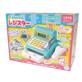 Ishikawa Toy Waku Miseya-san Register, W 8.9 x H 6.7 x D 4.9 inches (22.5 x 17 x 12.5 cm), Light Blue