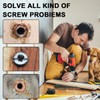 22 Pieces Screw Extractor Set Damaged Screw Extractor Set Left