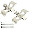 Hoypeyfiy BPF1266C Front Brake Pads Fitting Pins Kit with Disc