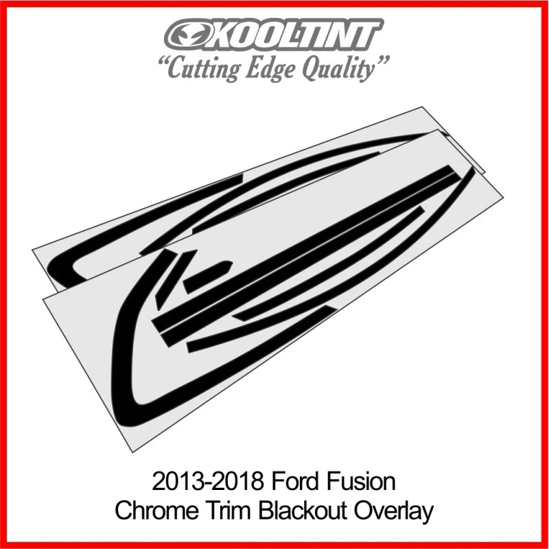 Avery Supreme Wrap Chrome Delete Vinyl Overlay fitting the 2013-2020
