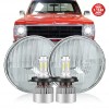 Unbranded 7" Round LED Headlights Hi/Lo Beam Pair For Chevy