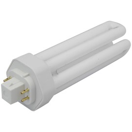 Diodesy- Pack of 10 PLT32/E/SP30K/10PK Compact Fluorescent Light Bulb, Triple U-Shaped Twin Tube, 3000K Soft White, PLT 4-Pin CFL Tube Lamp, 32 Watt, GX24q3 Base, 2400Lumen, CRI80, 10000 Lifespan Hour