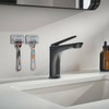 LUEXBOX 2 Pcs Plastic Razor Holders with Cover for Shower