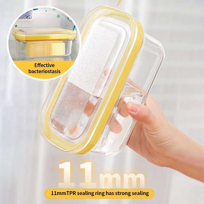 2-in-1 Butter Slicer & Storage Container, 8 oz Capacity, with