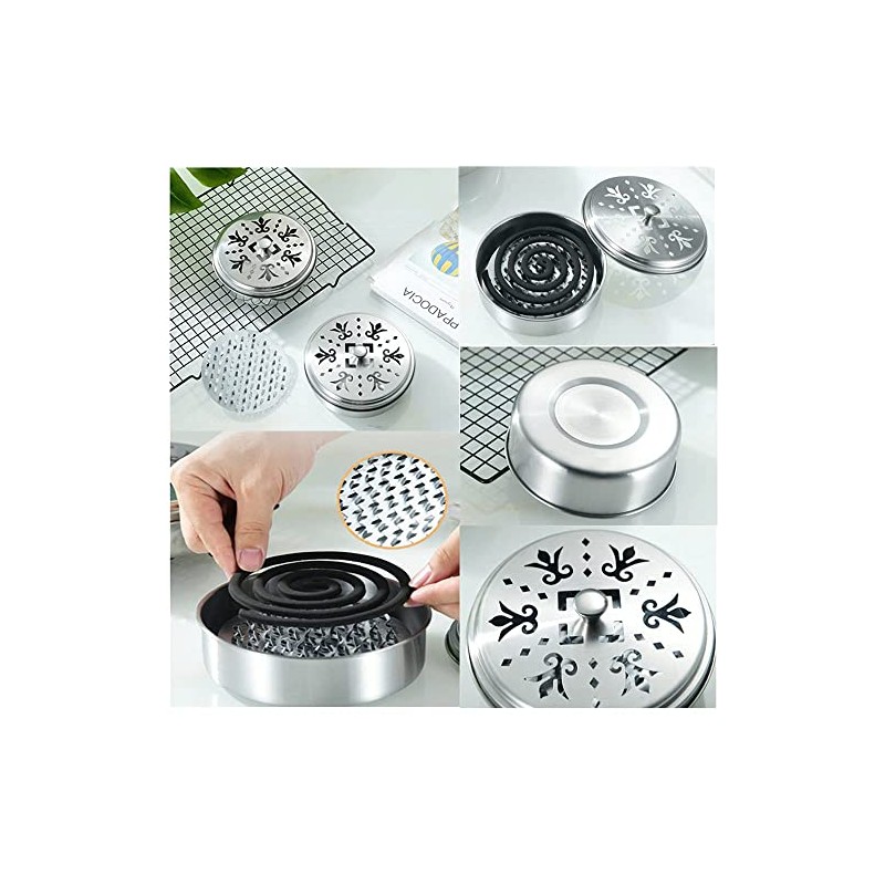 2 Packs Portable Mosquito Coil Holder, Coil Holder Best for