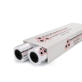 Plotter Paper Direct (20lb, Uncoated | 2 Rolls, 2" Core | 24 In x 300 Ft) for CAD Printing on Wide Format Ink Jet Printers
