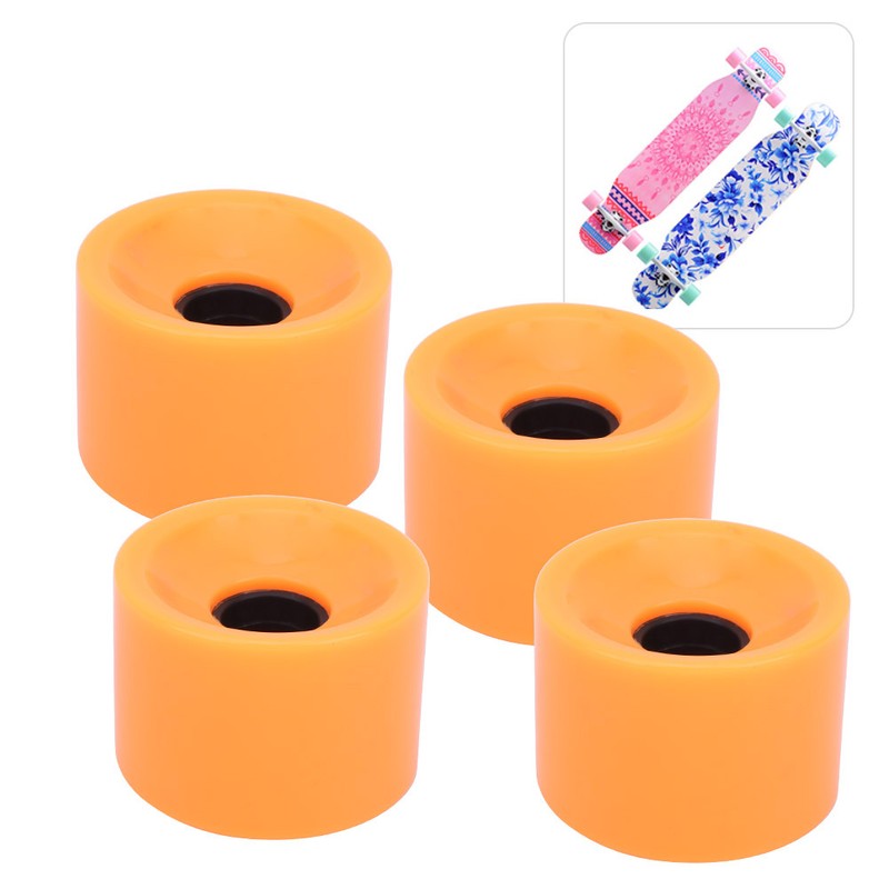 4PCS/Set Skateboard High Elastic Colorful PU Wheel Accessory for Most
