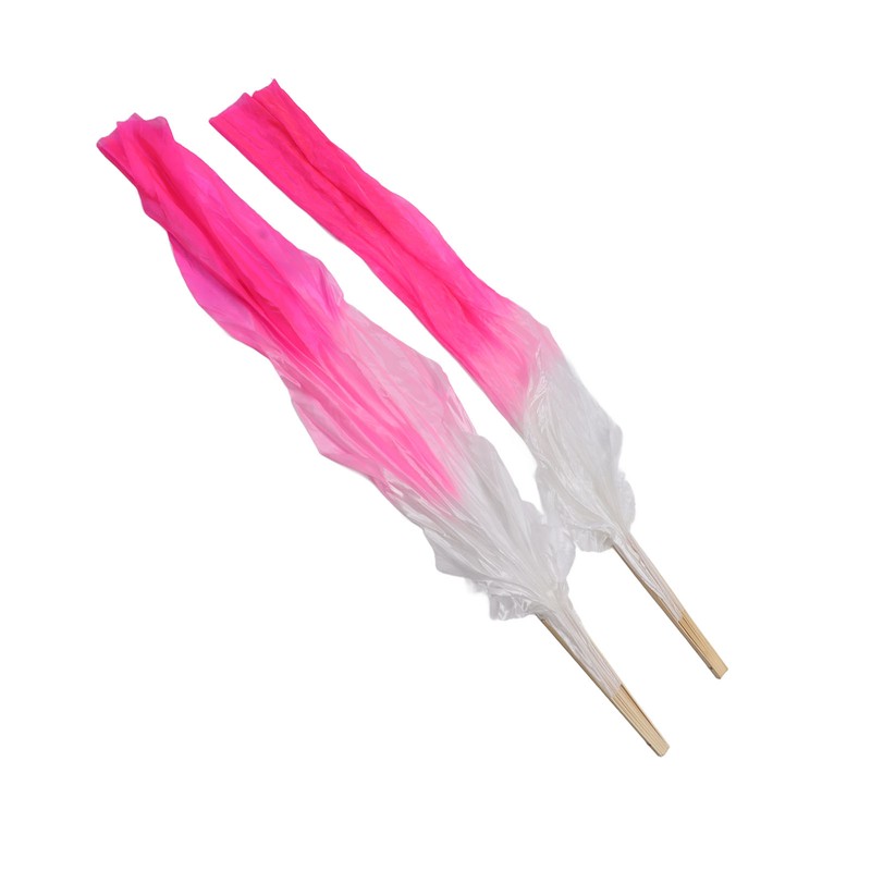 1 Pair Long Dance Fan Soft Beautiful Classical Dancing Fan