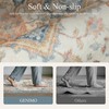 GENIMO Kitchen Rugs Set of 2, Washable Non Slip Cushioned