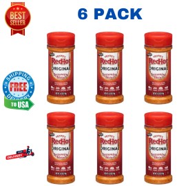 Frank's RedHot Original Seasoning Blend (Hot Sauce Powder) 4.12 oz - PACK OF 6