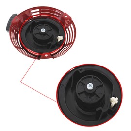 TINVHY Straight Claw Recoil Pull Starter Replacement for GXV160 HR216 HRA216 Replace 28400-Z0L-V20ZB 28400-ZE7-003ZB 28400-ZE7-003ZC