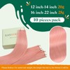 Easyouth Echthaar Seamless Extensions Rosa Haarverlängerung Tape in Echthaar #Pink