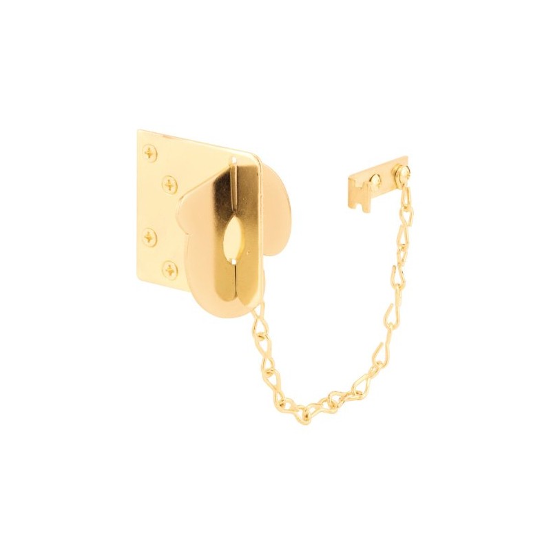 Prime-Line MP9494 Texas Security Bolt, 3 In., Stamped Steel, Brass