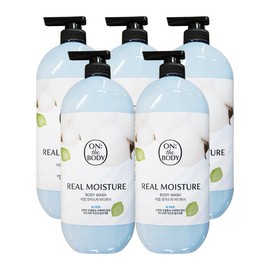 LG 엘지 온더바디 리얼 모이스처 바디워시 웜 코튼향 900g 5개 샤워 LG On The Body Real Moisture Body Wash Warm Cotton Scent 900g 5 Pieces Shower