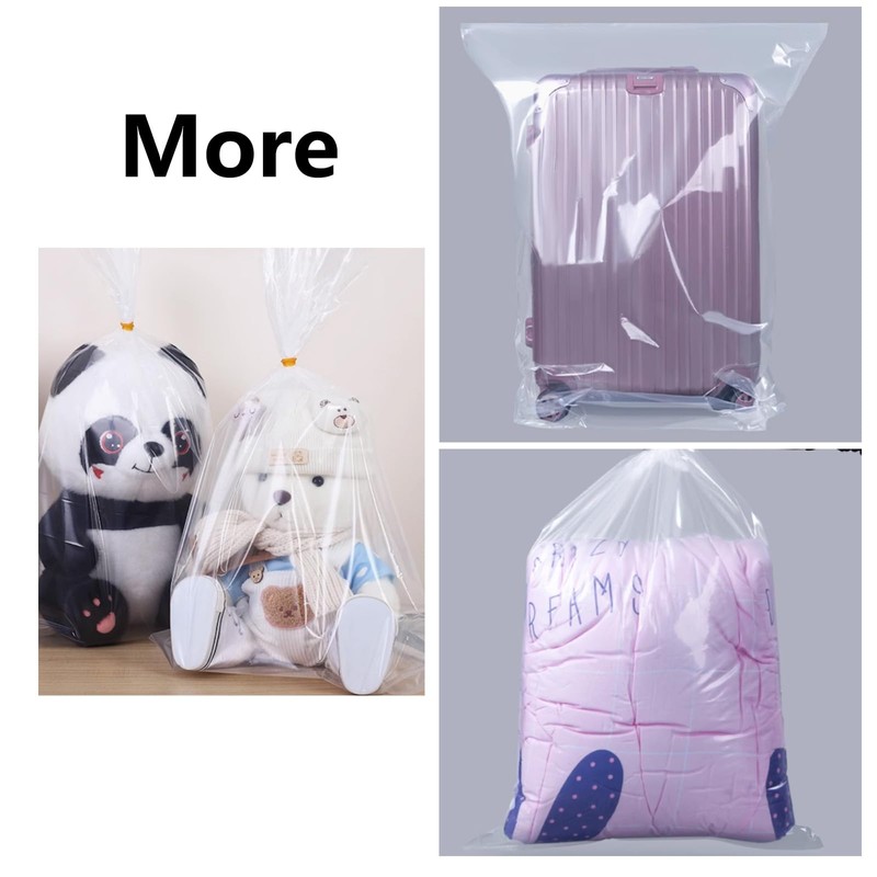 PeakRider 10 Pack Clear Engine Bag Covers – 39" x