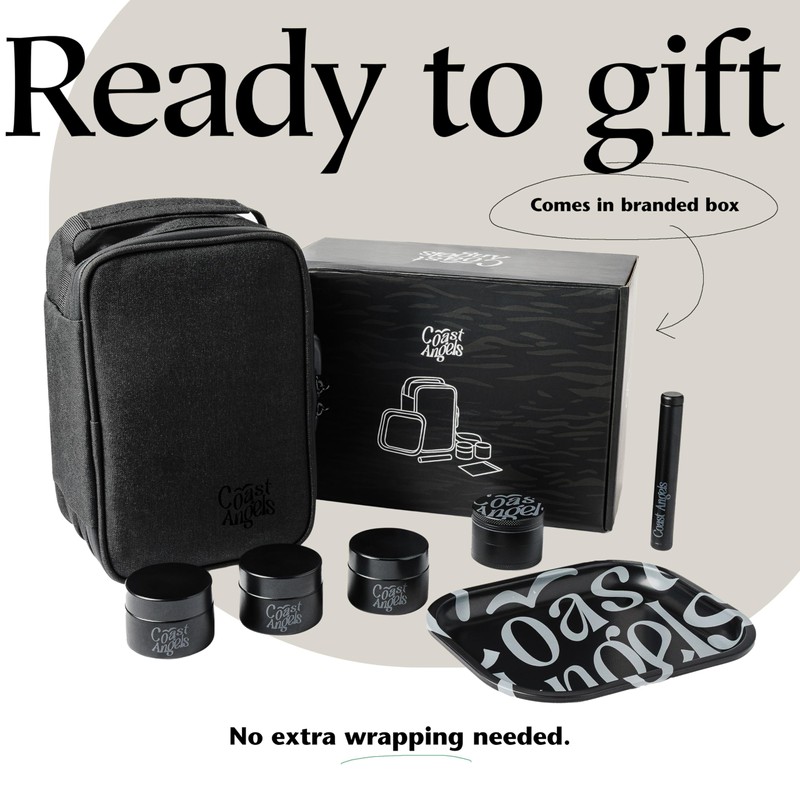 COAST ANGELS Smell Proof Bag with Accessories – Complete Rolling