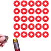 25PCS Silicone Rubber Gaskets Washer, Water Bottle Top Lid Gasket