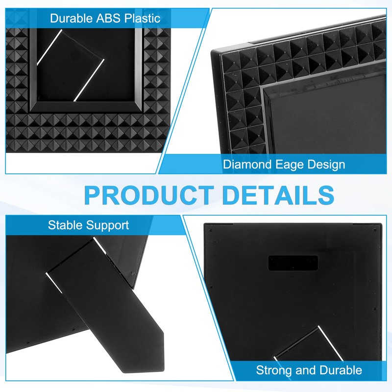 sourcing map 2 x 3 Picture Frame, 4 Pcs Mini