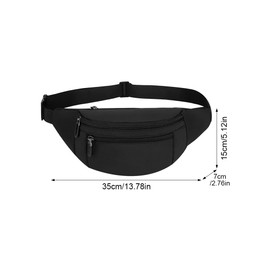 Waist Fanny Packs, Fashion Bum Bag with Adjustable Belt for Sport Running Hiking Jogging Travel Cycling Walking Dog