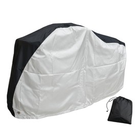 Rotoha Bicycle Cover for Kids, Waterproof, Thick, Durable, UV Protection, Oxford Fabric, Cycle Cover with Storage Bag, Firm Thick, 210D (Silver, 24")
