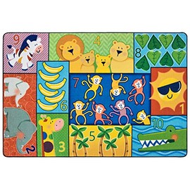 Jungle Jam Counting, 4' x 6'