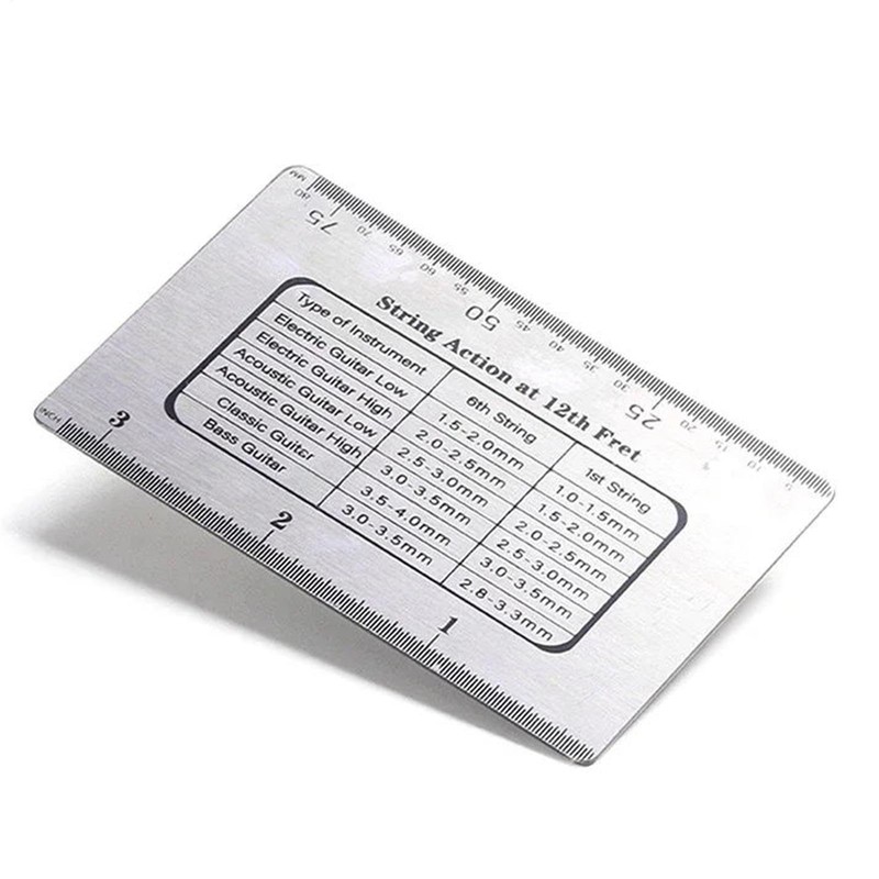 Guitar String Gauge Measuring Tool | Guitar Setup String Height