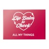 ALL MY THINGS Lip Balm Toe Teak 02 Cranberry (4.7g)