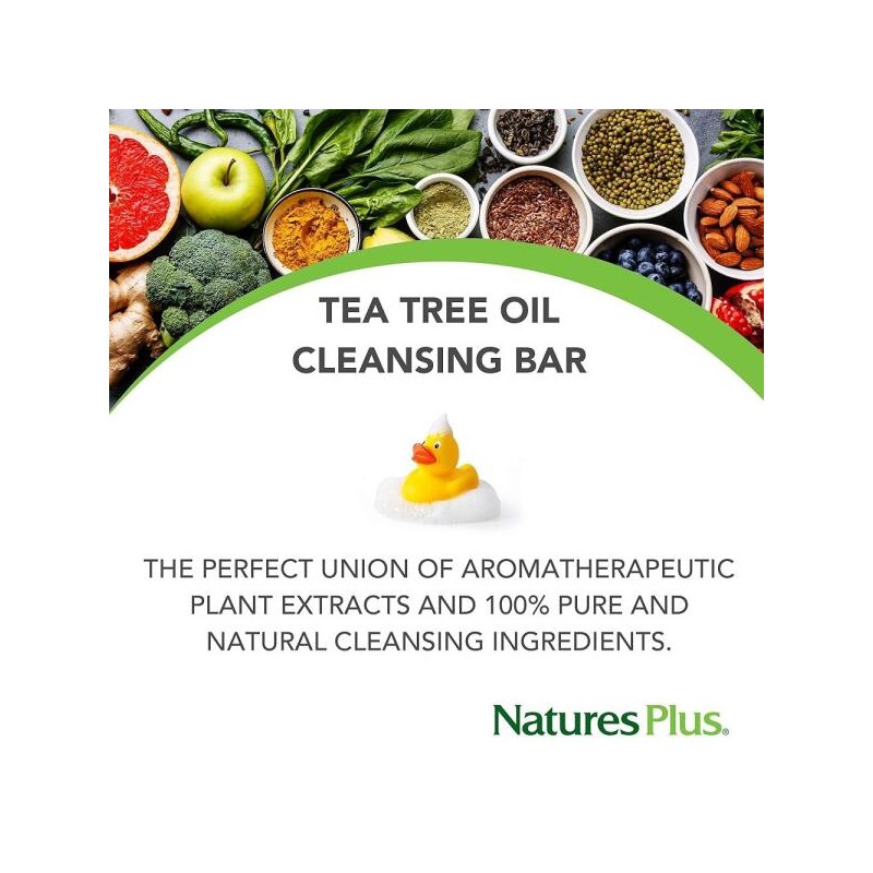 Naturals Plus 내추럴스플러스 퓨리파이징 클렌징 바 - 에너자이징 티트리 오일